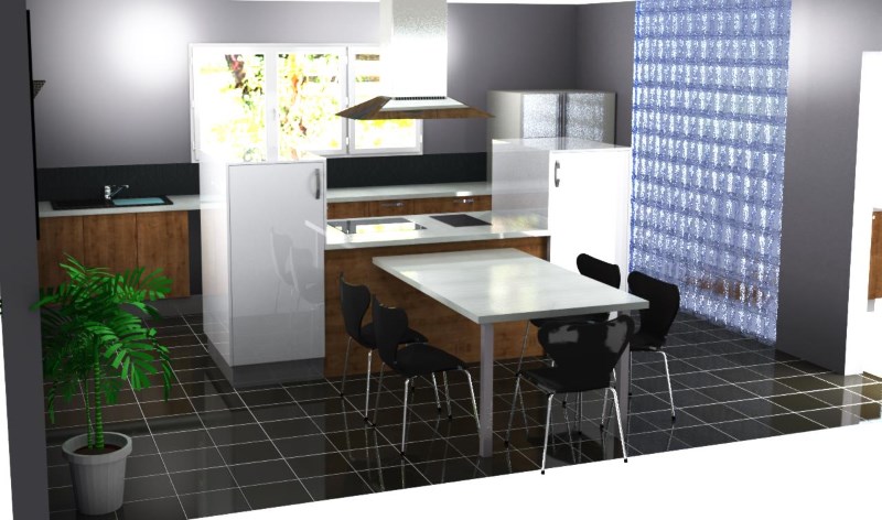 projet-ilot-cuisine Projet d'ilot central de cuisine